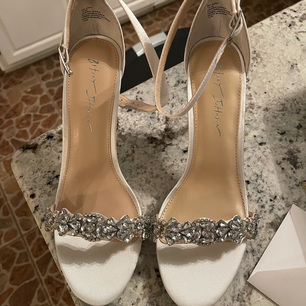Ivory Betsey Johnson Wedding Shoes